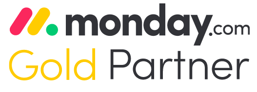 Monday.com Gold Partner badge